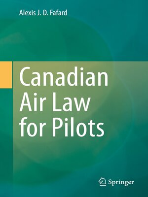 cover image of Canadian Air Law for Pilots